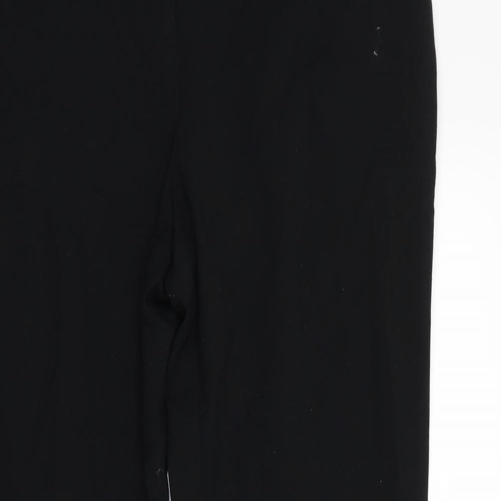 M&S  Womens Black   Dress Pants Trousers Size 14 L29 in