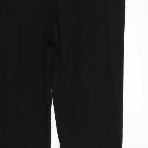 M&S  Womens Black   Dress Pants Trousers Size 14 L29 in