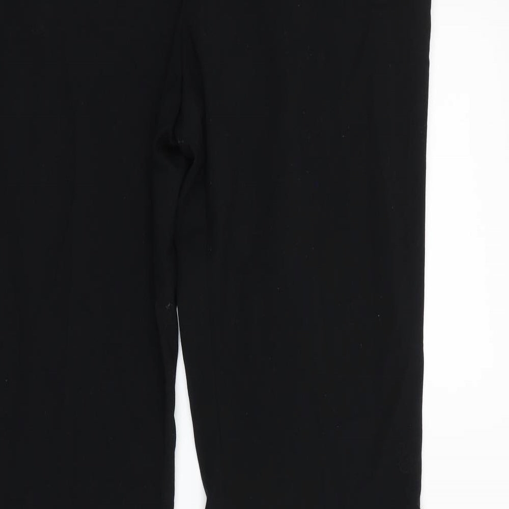 M&S  Womens Black   Dress Pants Trousers Size 14 L29 in