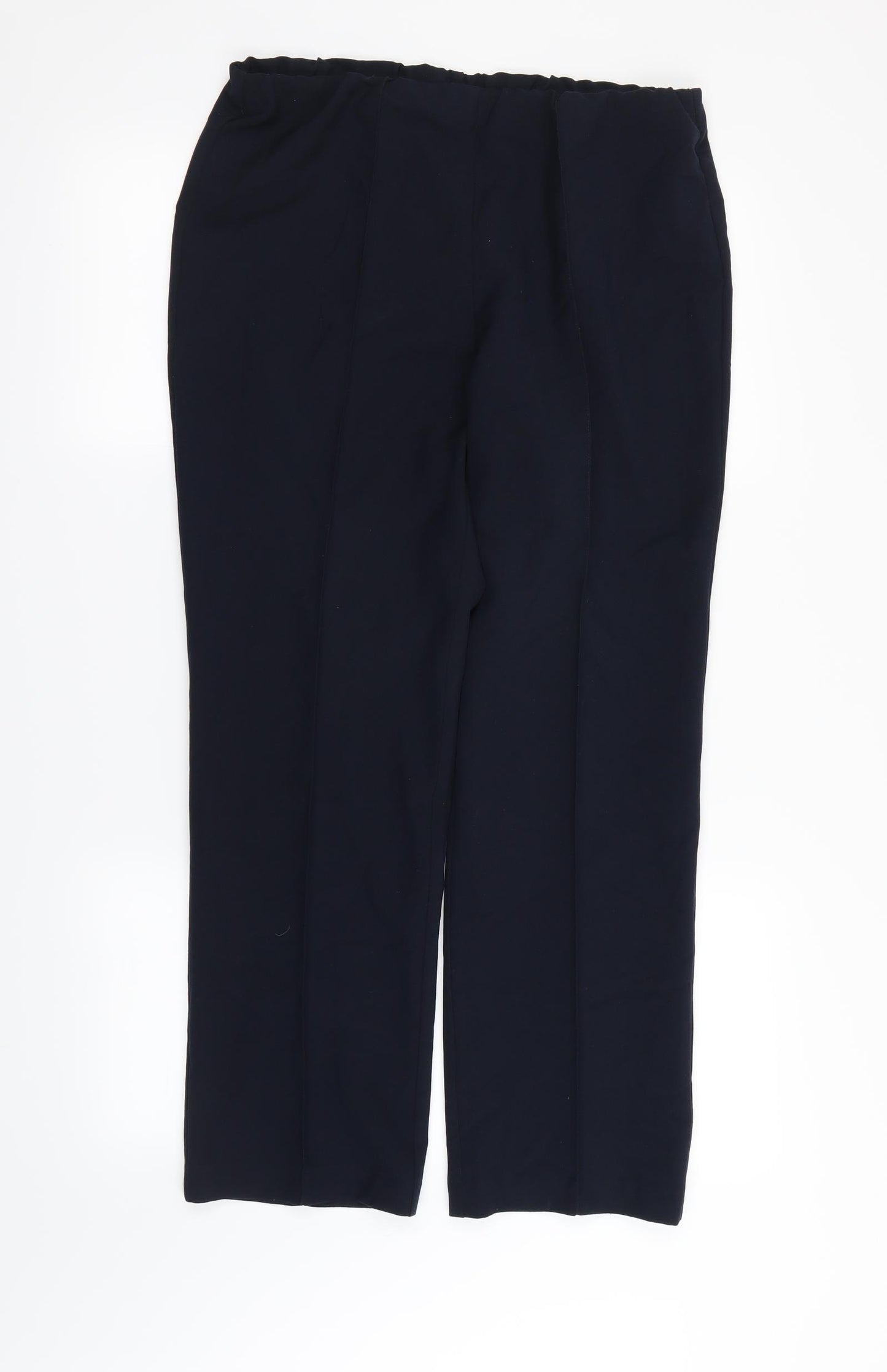 Bonmarche Womens Blue   Dress Pants Trousers Size 12 L27 in