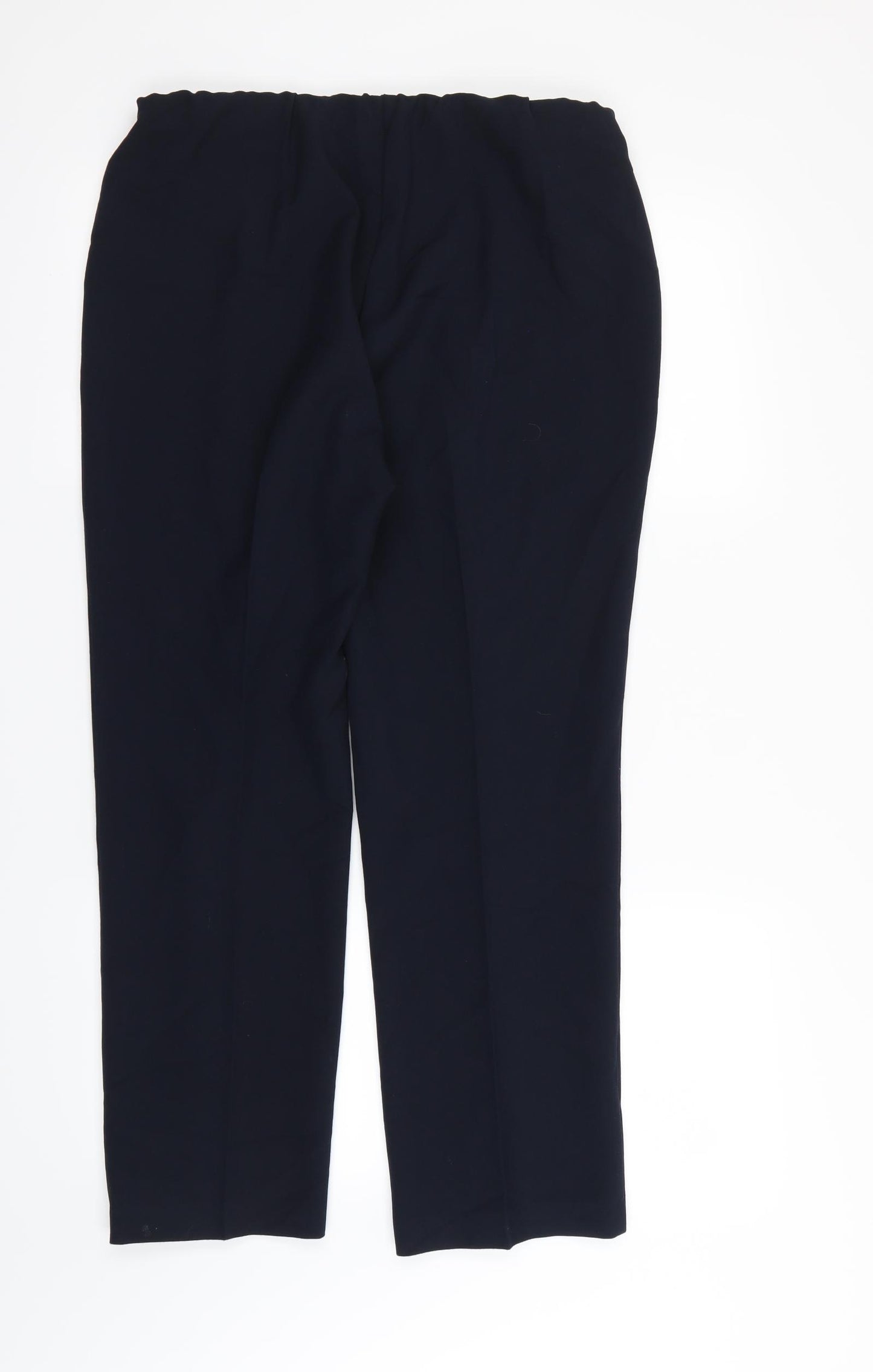 Bonmarche Womens Blue   Dress Pants Trousers Size 12 L27 in