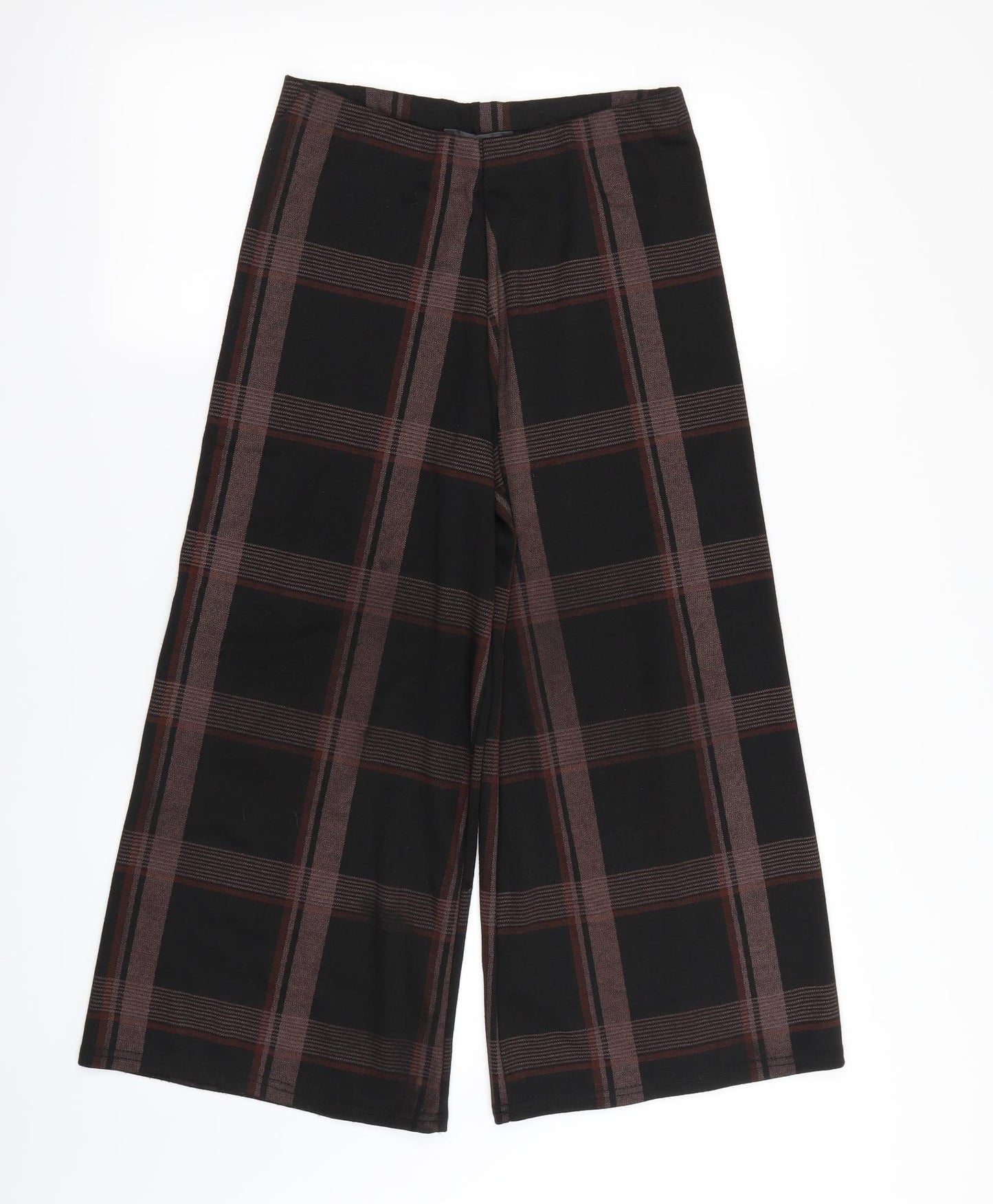 Primark Womens Black   Cropped Trousers Size 8 L22 in