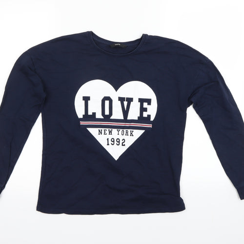 George  Girls Blue   Pullover Jumper Size 12-13 Years