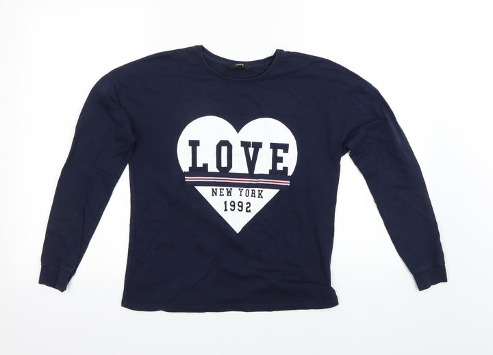George Girls Blue Pullover Jumper Size 12-13 Years