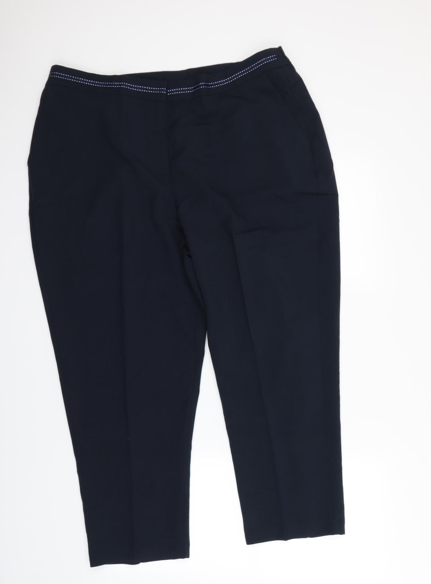 Julia Womens Black   Dress Pants Trousers Size 20 L28 in
