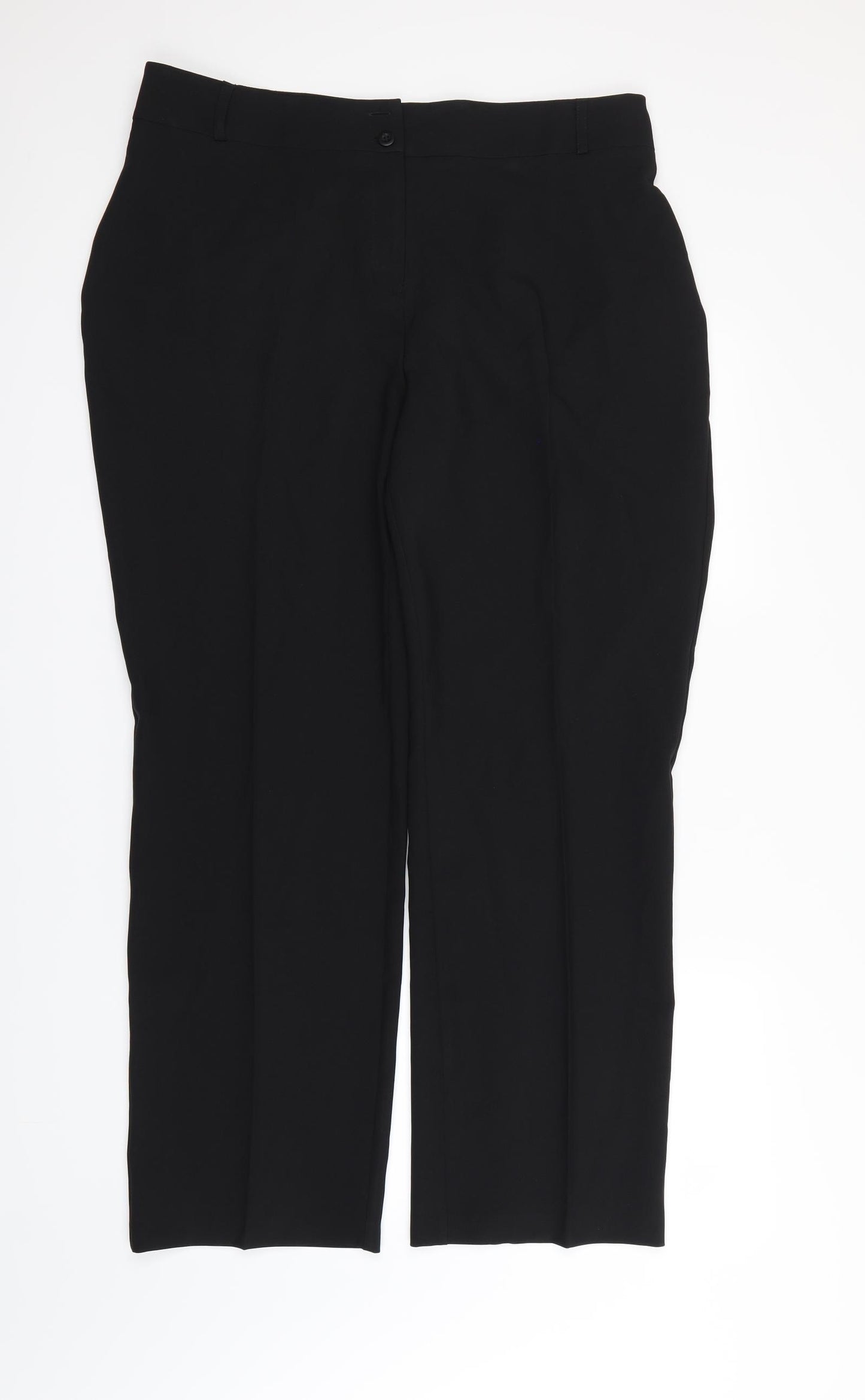 Capsule Womens Black   Dress Pants Trousers Size 18 L30 in