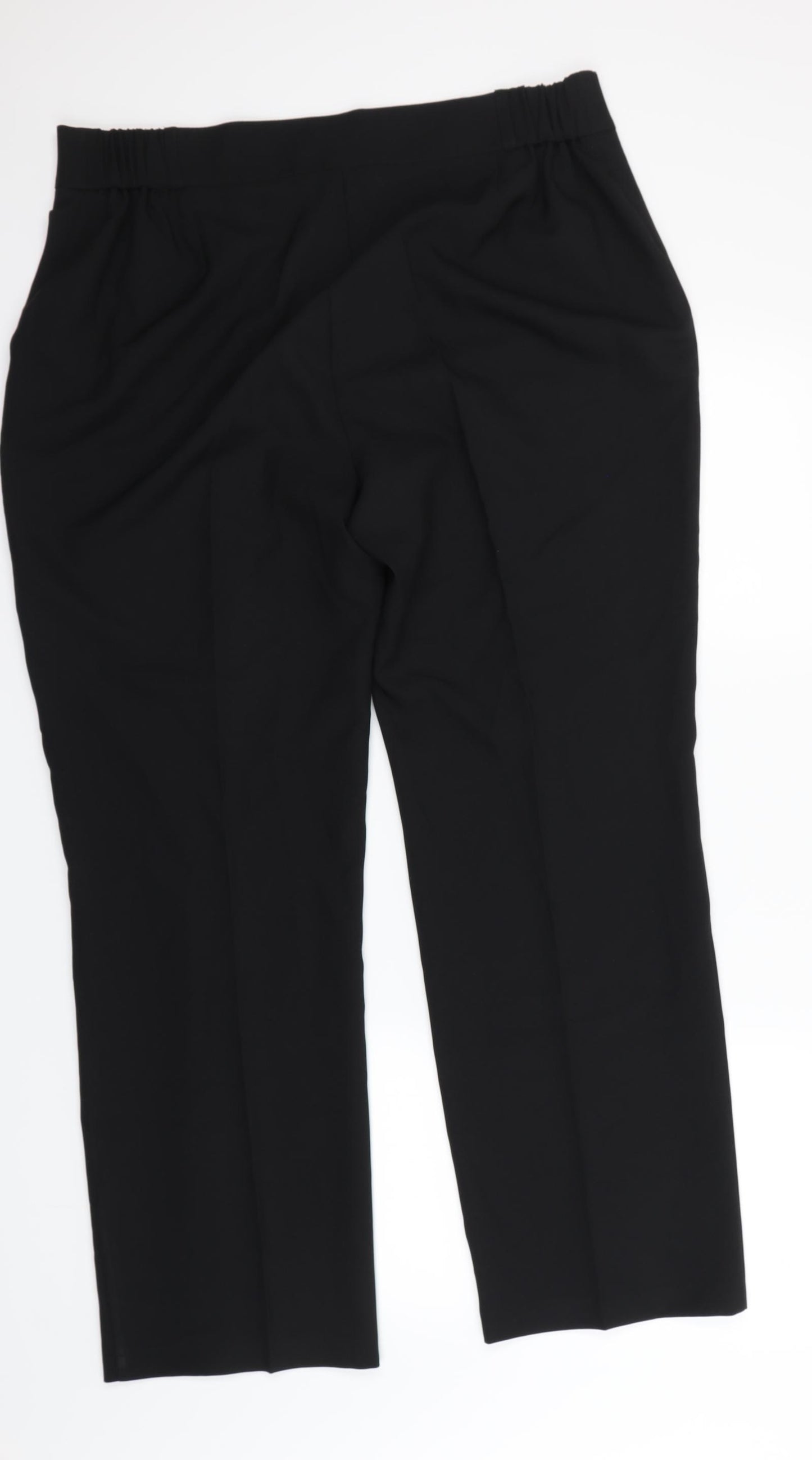 Capsule Womens Black   Dress Pants Trousers Size 18 L30 in