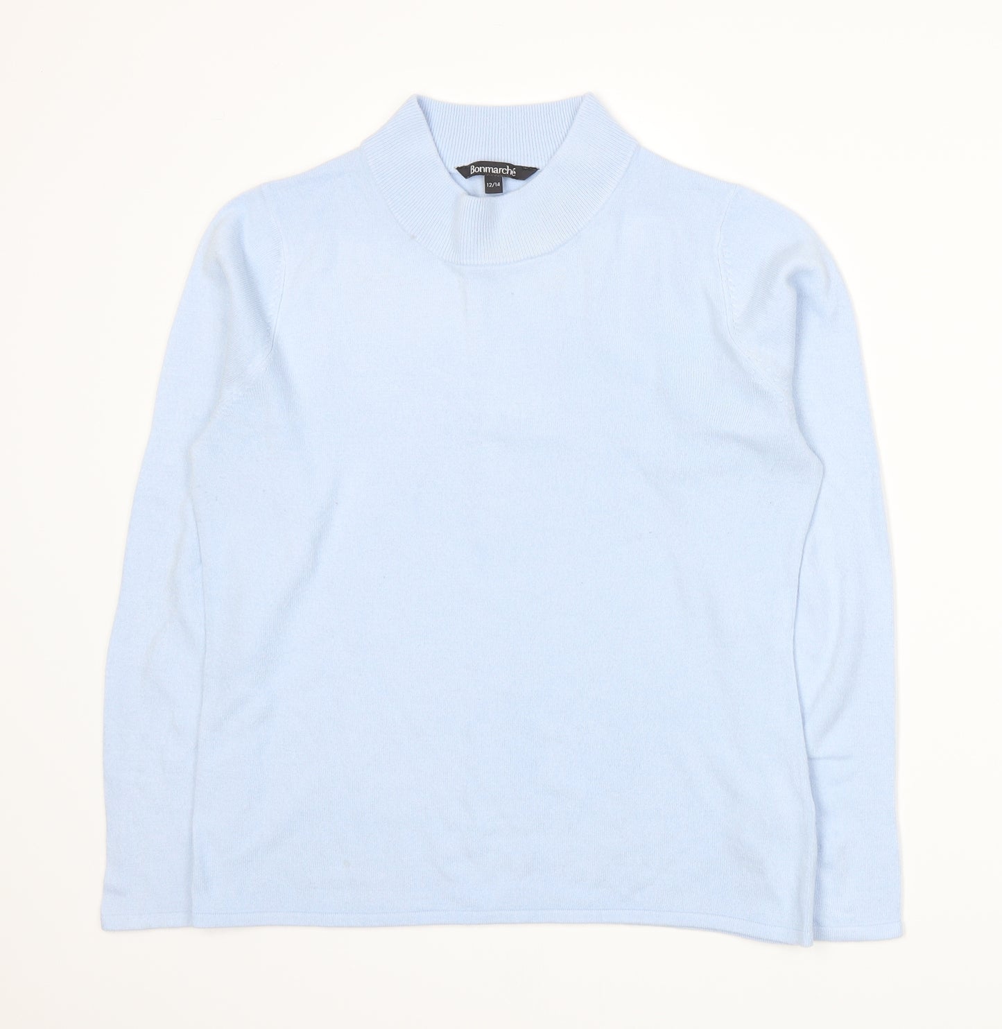 Bonmarché Womens Blue  Knit Pullover Jumper Size L