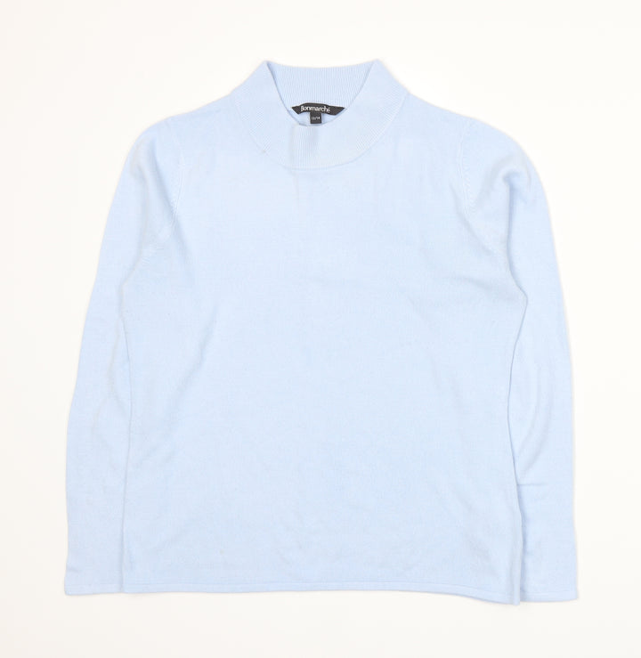 Bonmarché Womens Blue  Knit Pullover Jumper Size L