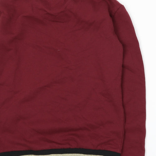 Harry Potter Womens Red  Jersey Pullover Sweatshirt Size 8