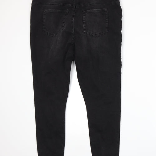 Primark Womens Grey  Denim Skinny Jeans Size 20 L25 in