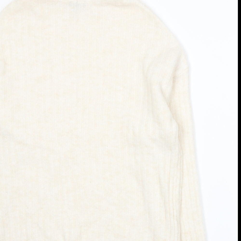 F&F Womens Beige  Knit Pullover Jumper Size 16