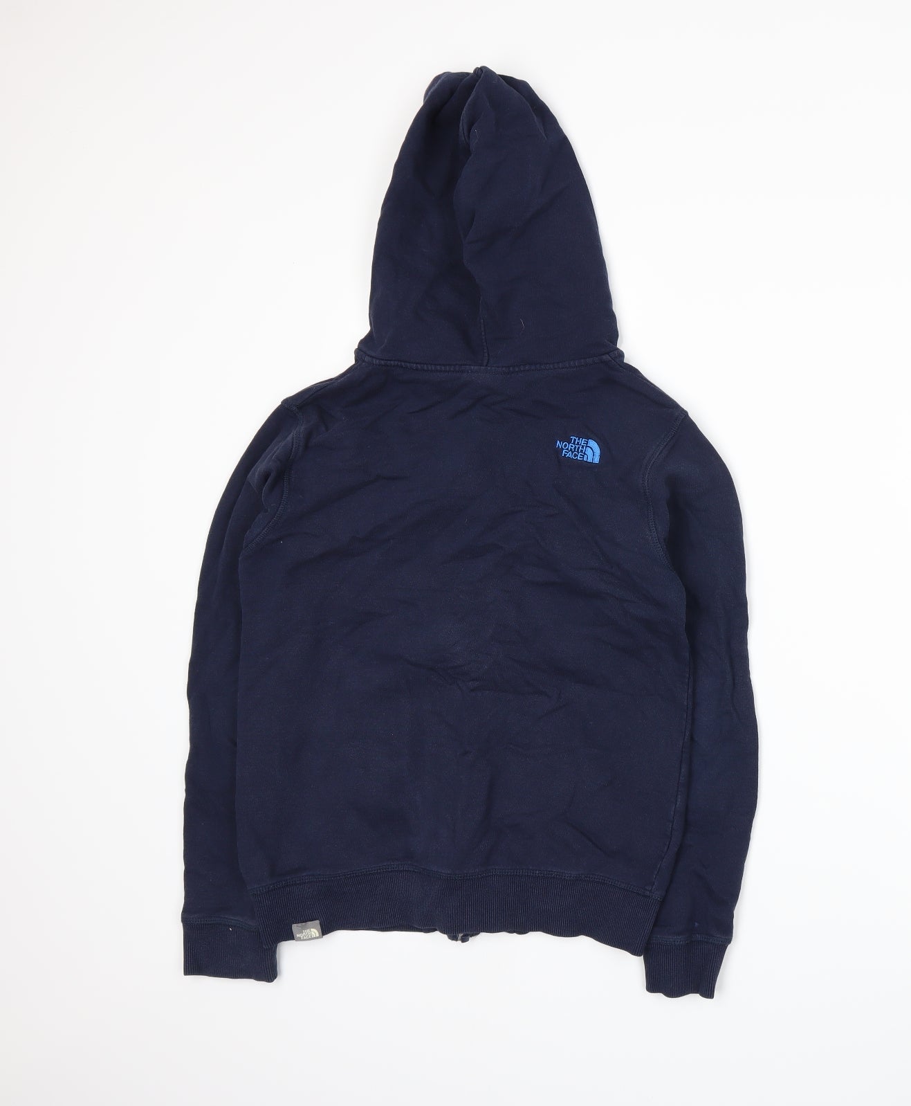 The North Face Womens Blue  Jersey Full Zip Hoodie Size L