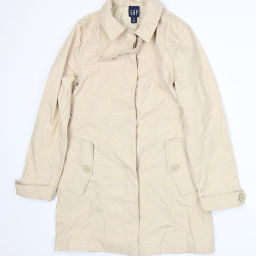 Gap Womens Beige   Overcoat Jacket Size S