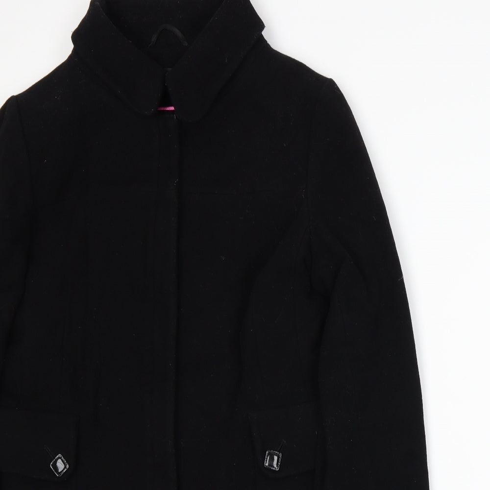 Alex & Co Womens Black   Overcoat Jacket Size 14