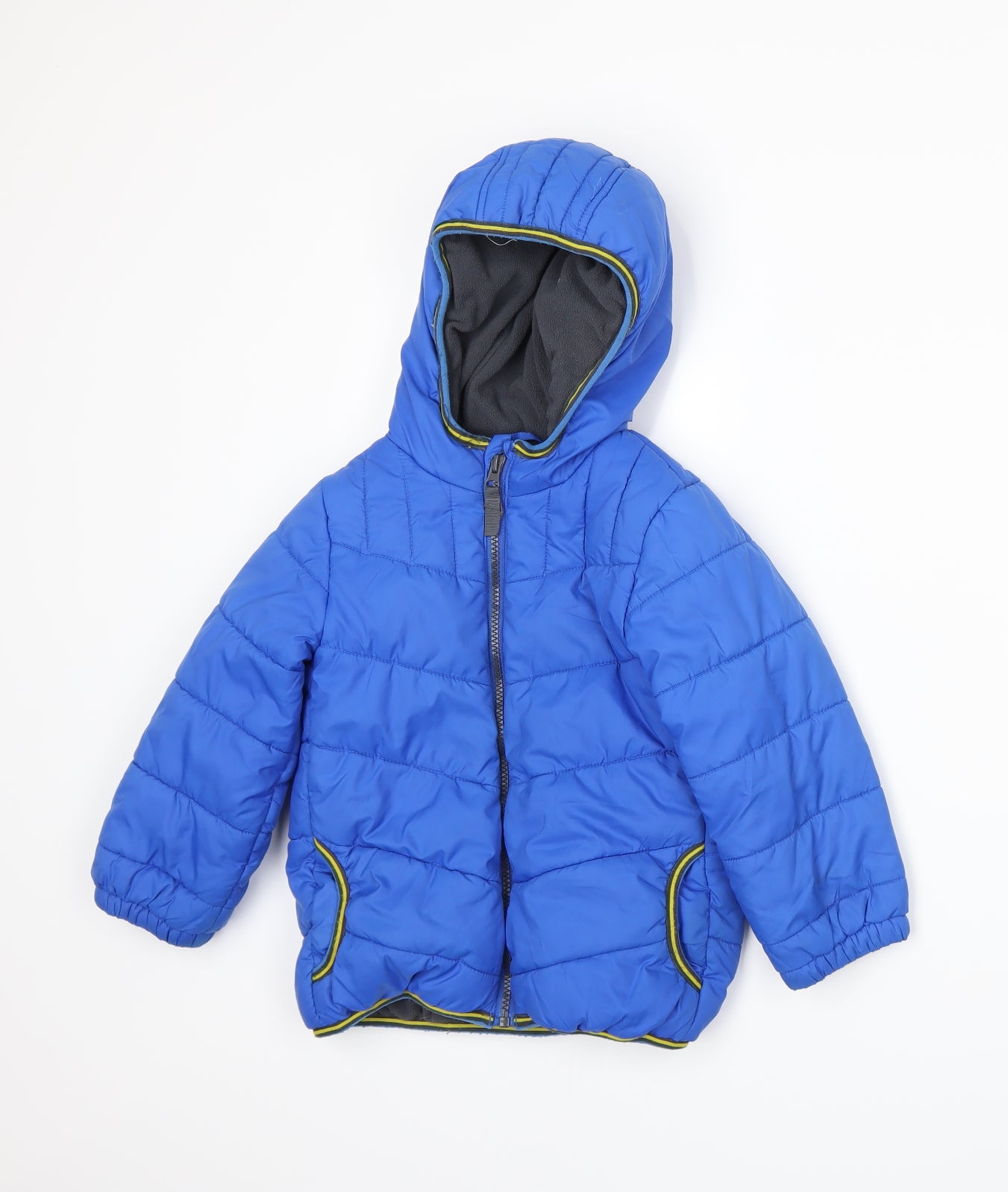 Marks and Spencer Boys Blue   Basic Coat Coat Size 3-4 Years