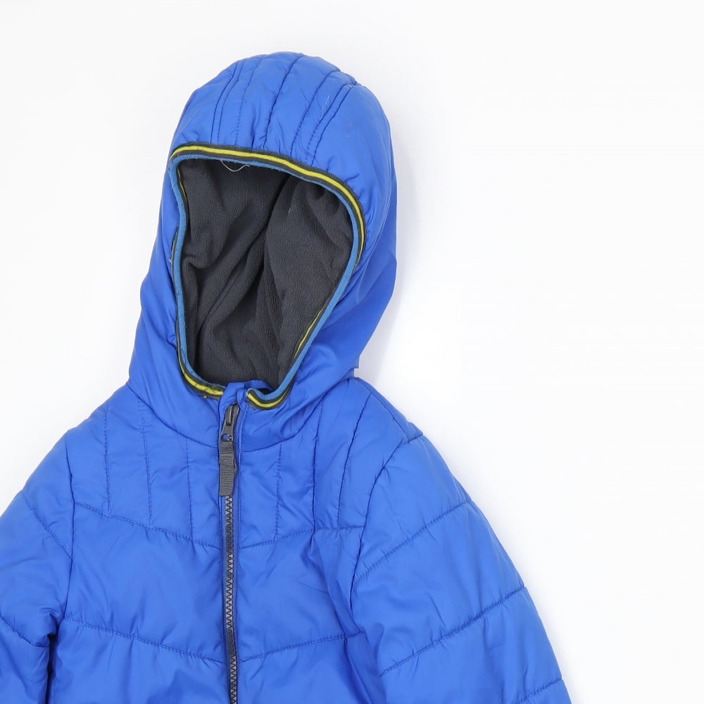 Marks and Spencer Boys Blue   Basic Coat Coat Size 3-4 Years