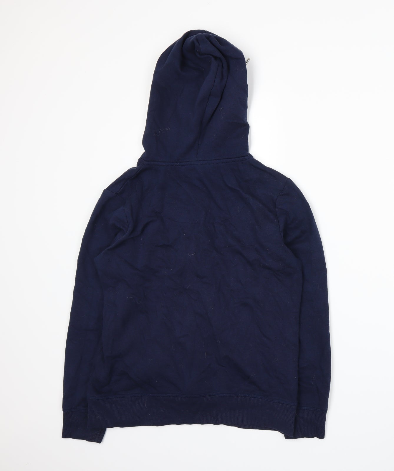 TU Womens Blue  Jersey Full Zip Hoodie Size 10