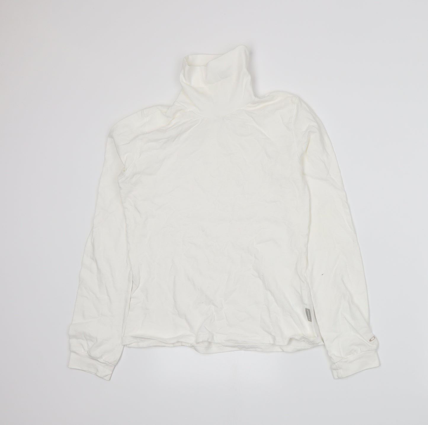O'Neill Womens White  Jersey Basic T-Shirt Size L