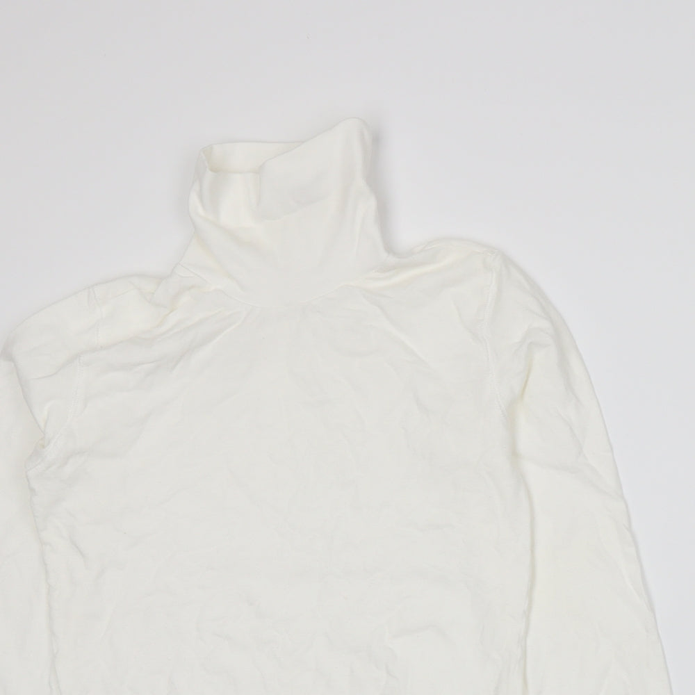 O'Neill Womens White  Jersey Basic T-Shirt Size L