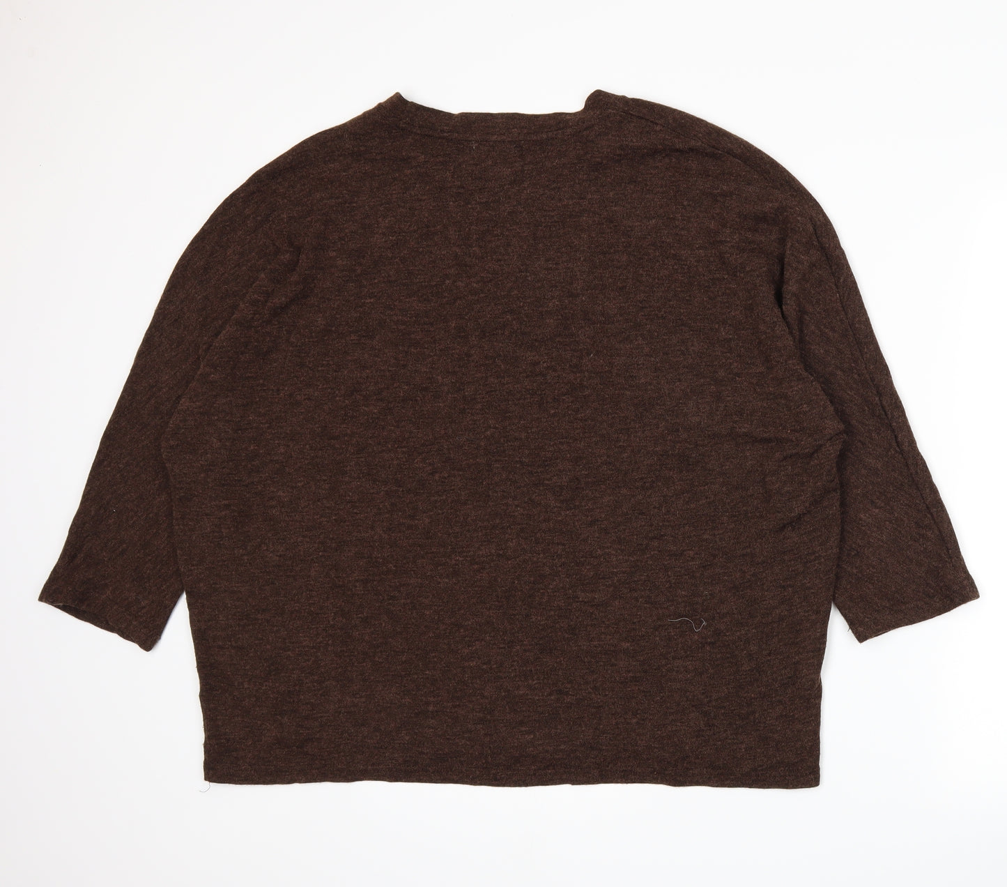 A/1 Wardrobe Womens Brown  Knit Pullover Jumper Size 18