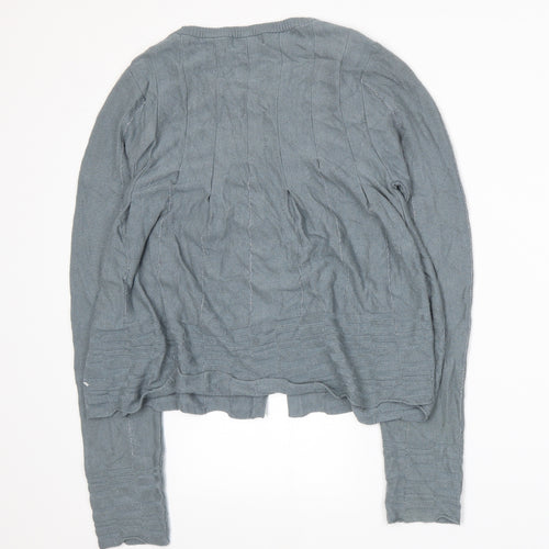 Noa Noa Womens Blue  Knit Cardigan Jumper Size S