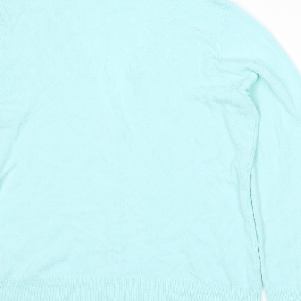 BHS Womens Blue  Knit Cardigan Jumper Size 14