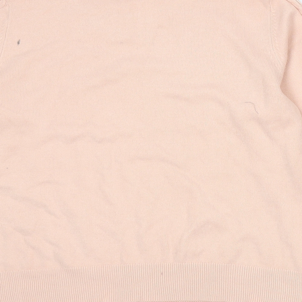 Preworn Womens Pink  Knit Pullover Jumper Size 16
