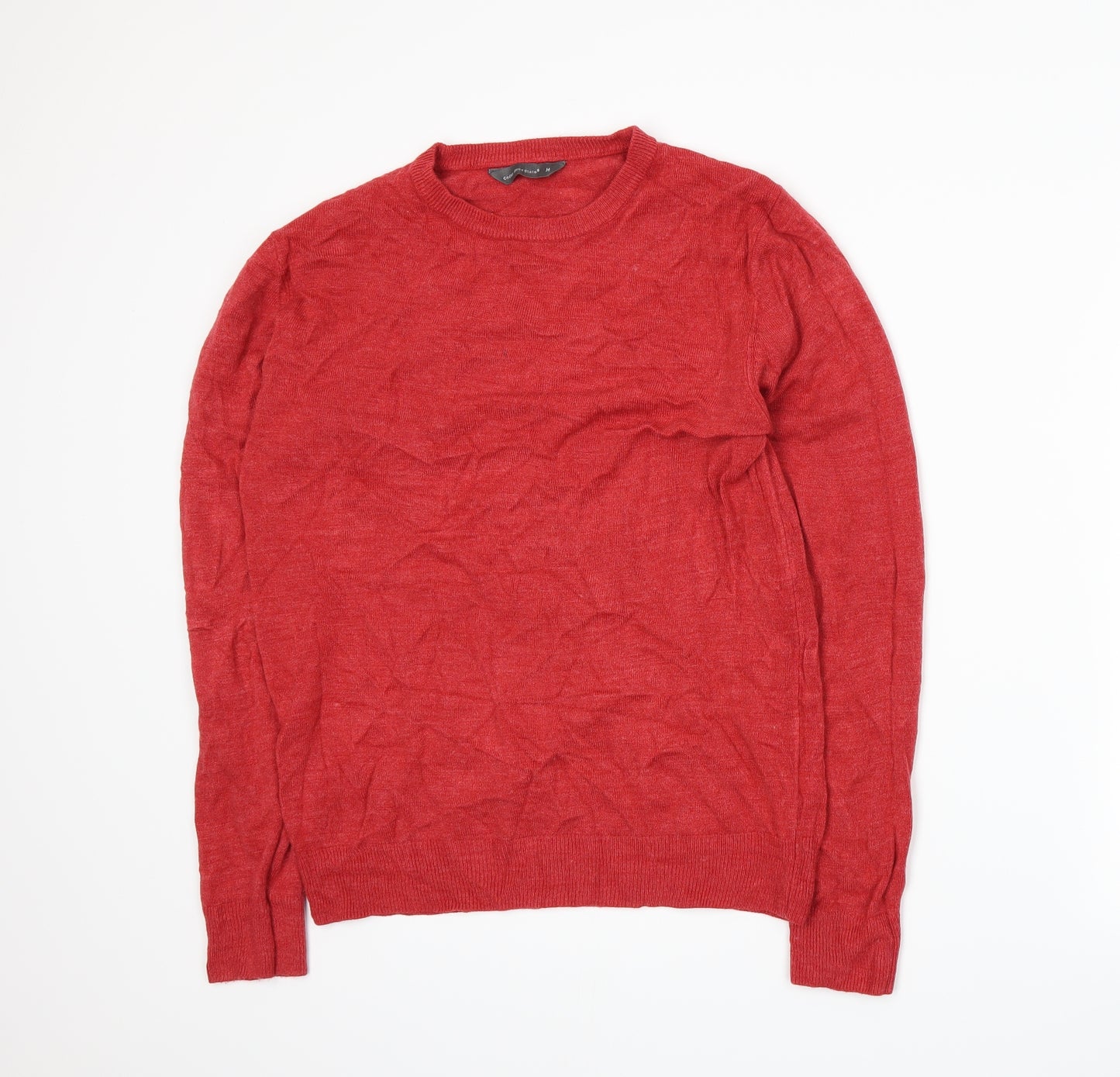 Cedar Wood State Womens Red  Knit Pullover Jumper Size M