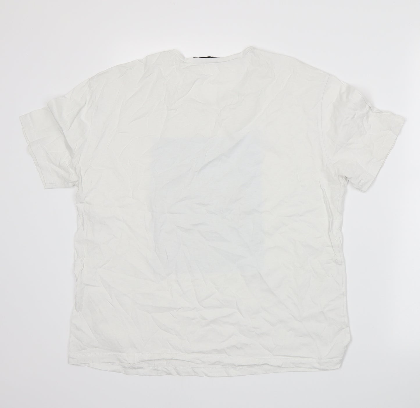 Zara Womens White   Basic T-Shirt Size M