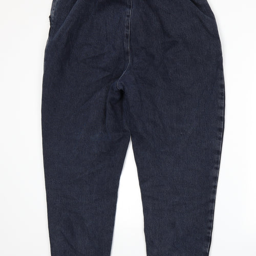 Topshop Womens Blue  Denim Straight Jeans Size 14 L30 in