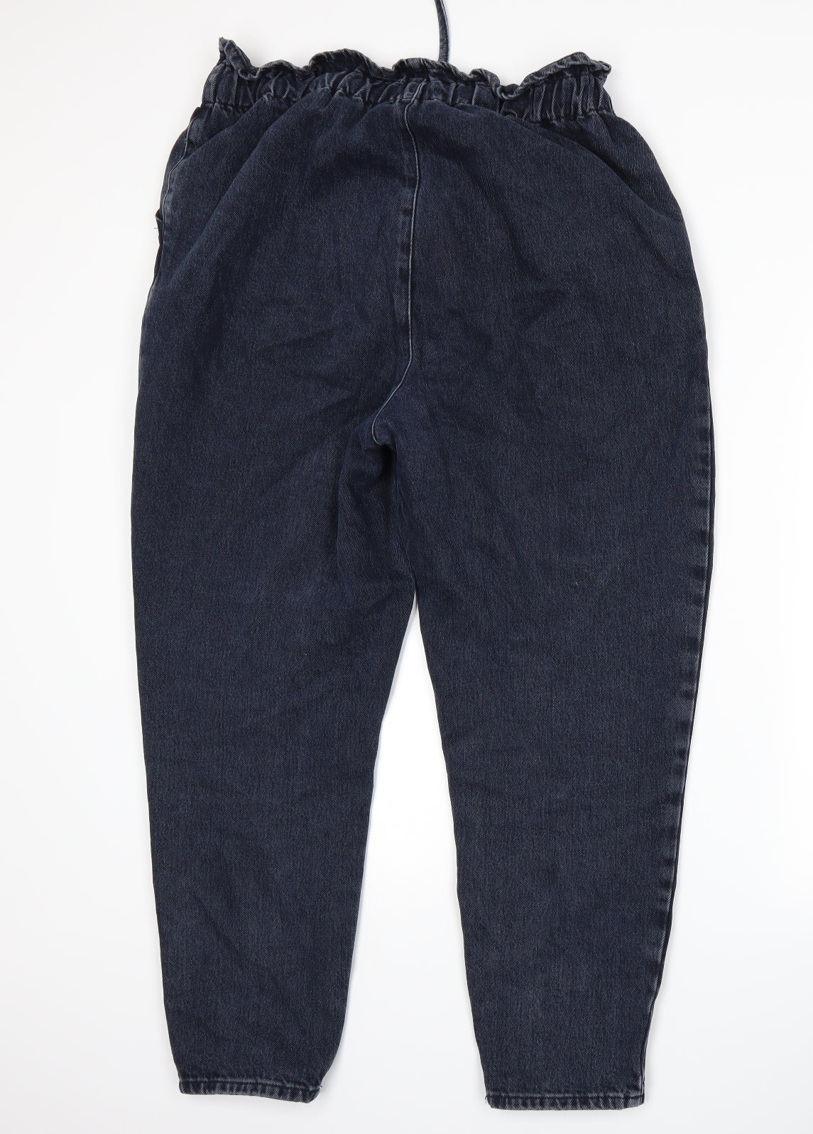 Topshop Womens Blue  Denim Straight Jeans Size 14 L30 in