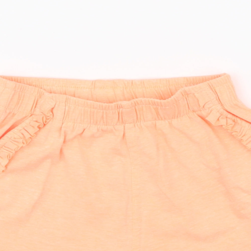 NEXT Girls Orange   Hot Pants Shorts Size 3-4 Years