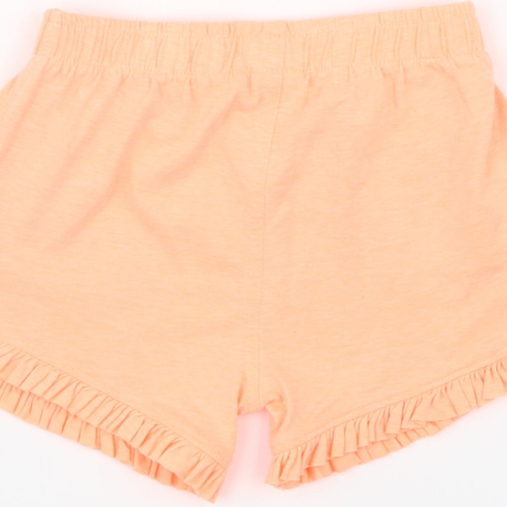 NEXT Girls Orange   Hot Pants Shorts Size 3-4 Years