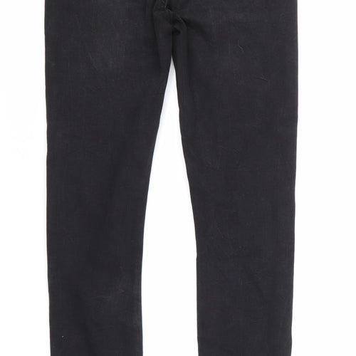 Denim Co Womens Black  Denim Skinny Jeans Size 8 L28 in
