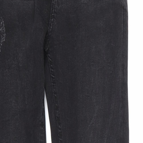 Denim Co Womens Black  Denim Skinny Jeans Size 8 L28 in