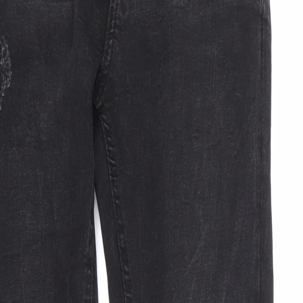 Denim Co Womens Black  Denim Skinny Jeans Size 8 L28 in