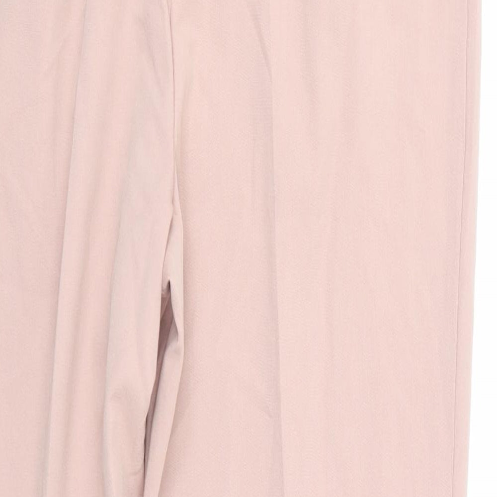 ASOS Womens Pink   Trousers  Size 10 L32 in
