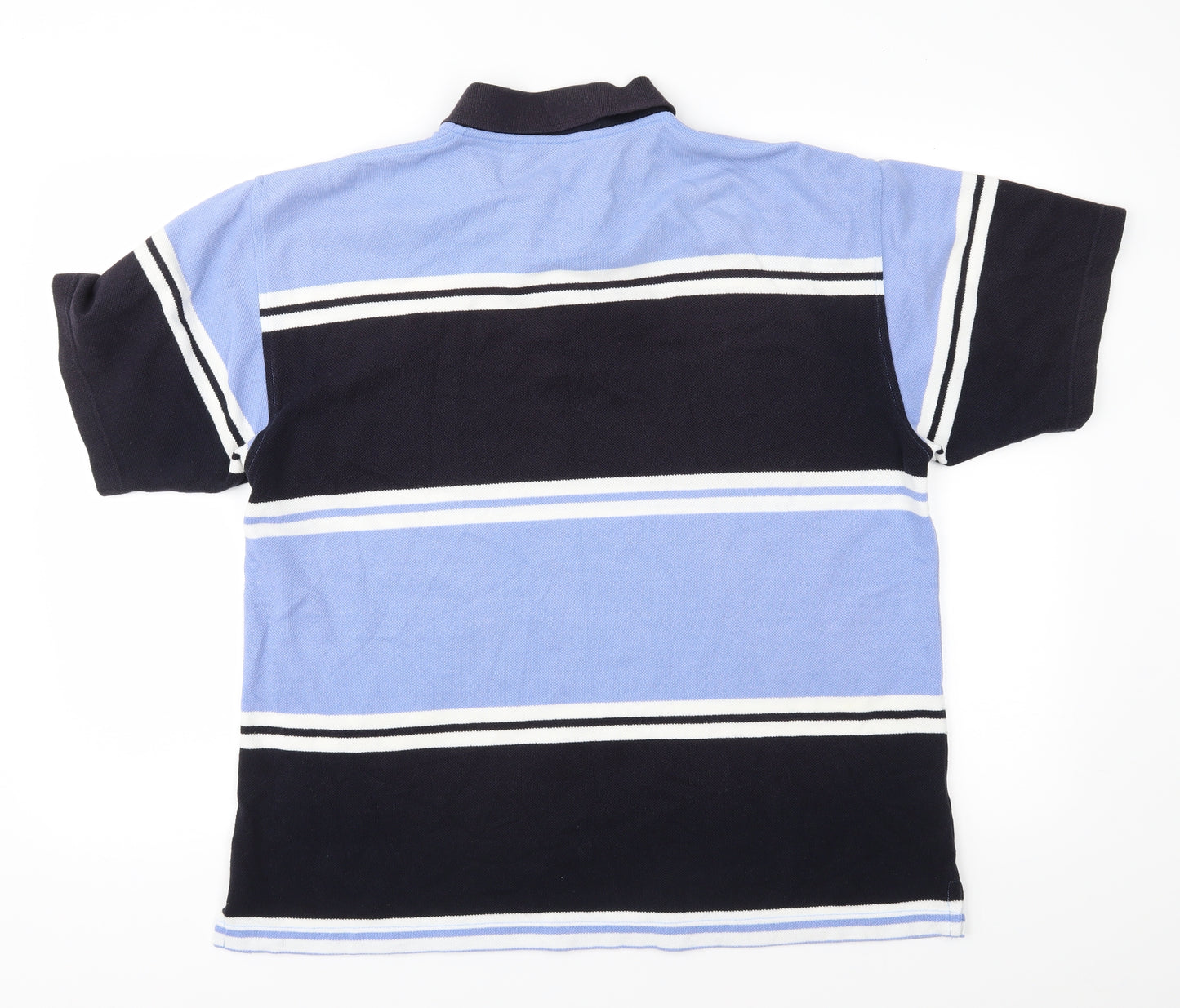 Berkertex Mens Blue Striped   Polo Size L