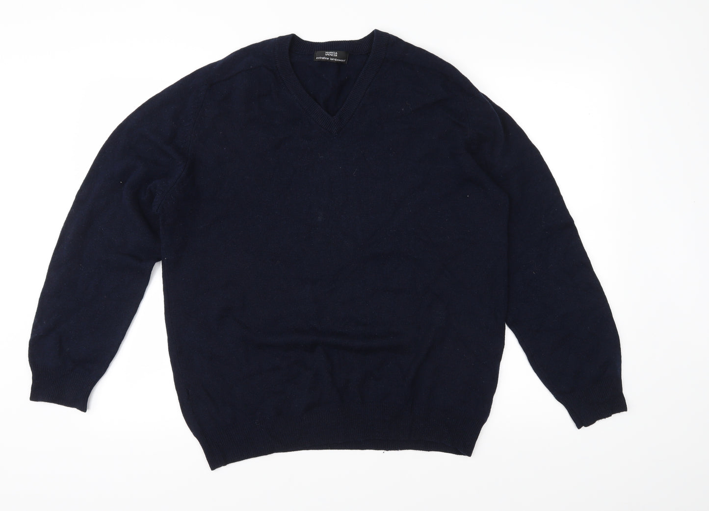 Marks and Spencer Mens Blue  Knit Pullover Jumper Size L