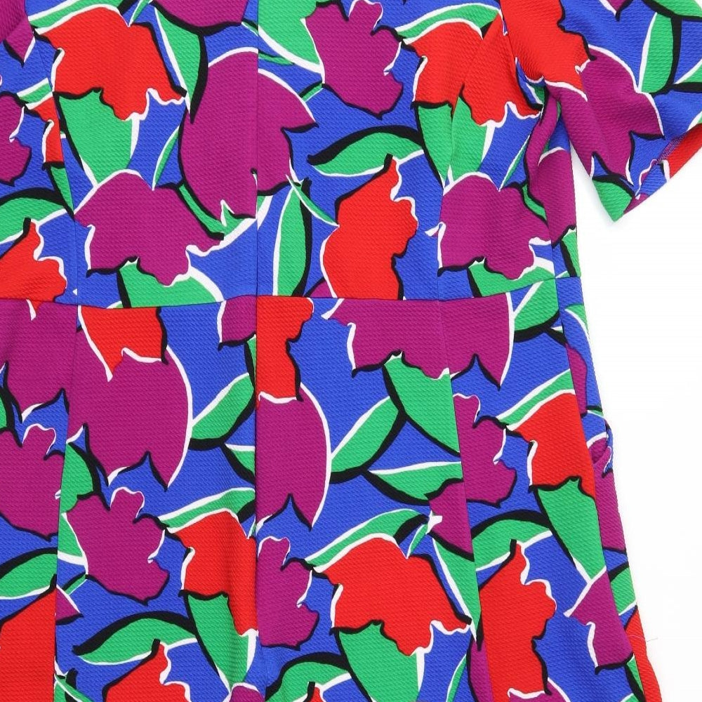 TU Womens Multicoloured Floral  Fit & Flare  Size 22