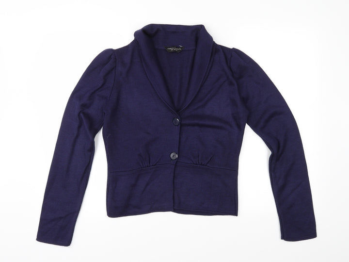 Dorothy Perkins Womens Blue Knit Cardigan Jumper Size 12