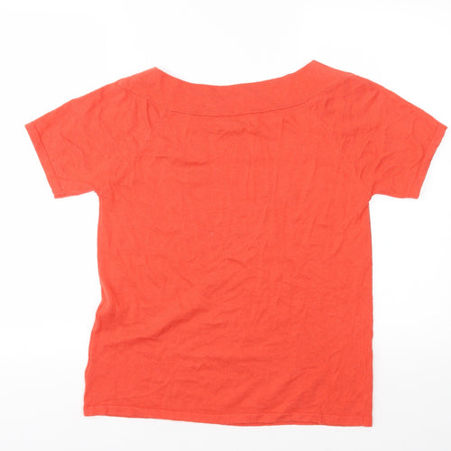 NEXT Womens Orange  Knit Pullover Jumper Size 12