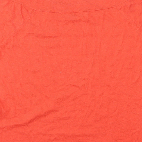NEXT Womens Orange  Knit Pullover Jumper Size 12
