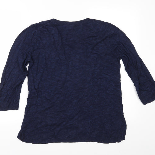 Gap Womens Blue Fair Isle Knit Pullover Jumper Size M