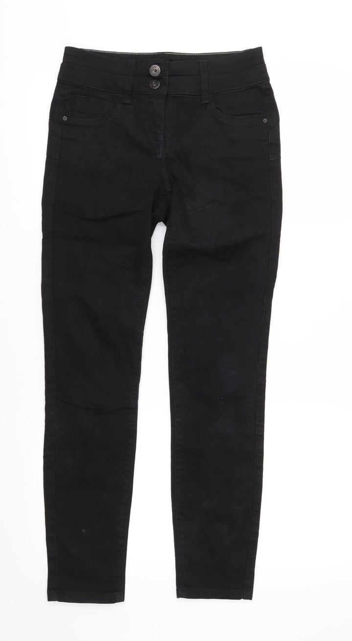 Marks and Spencer Womens Black Denim Skinny Jeans Size 6 L28 in
