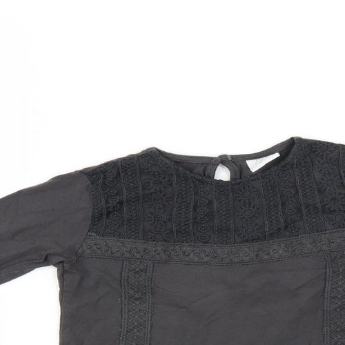 Zara Girls Grey   Basic T-Shirt Size 6 Years