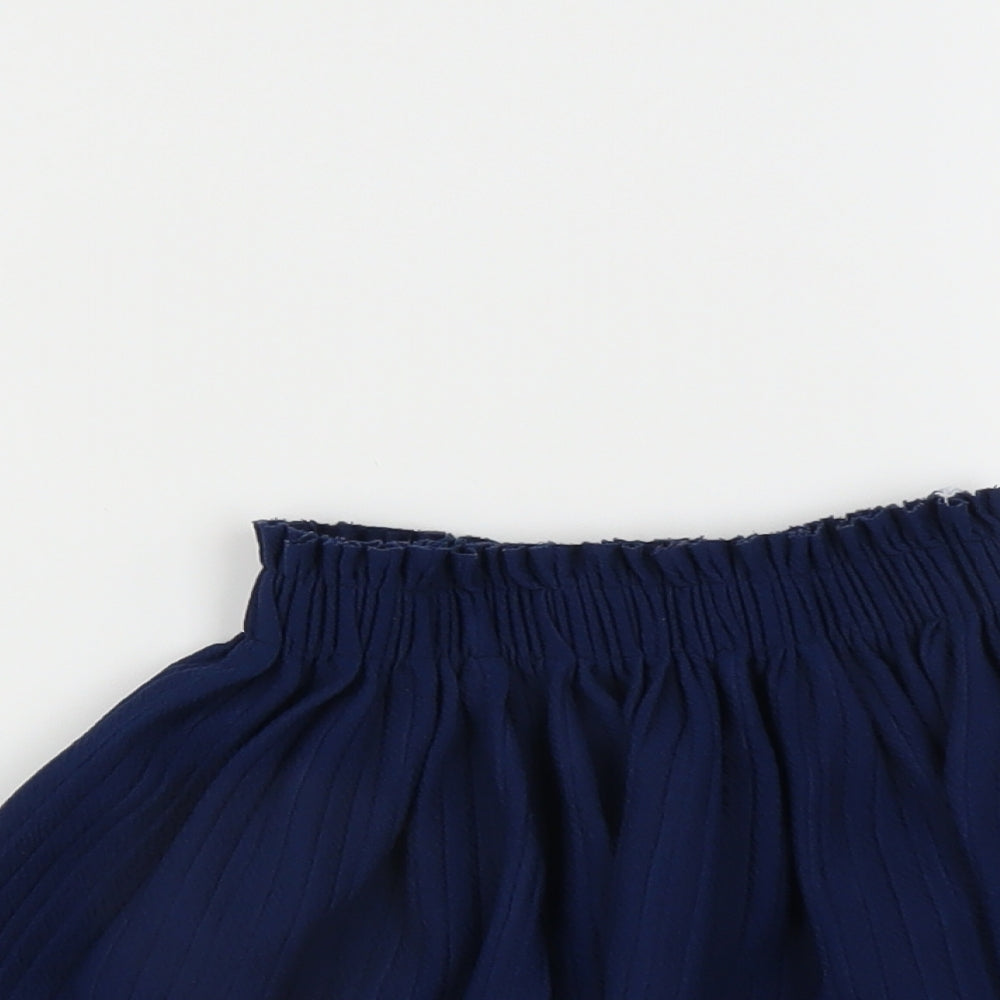 Zara Girls Blue   Mini Skirt Size 6 Years