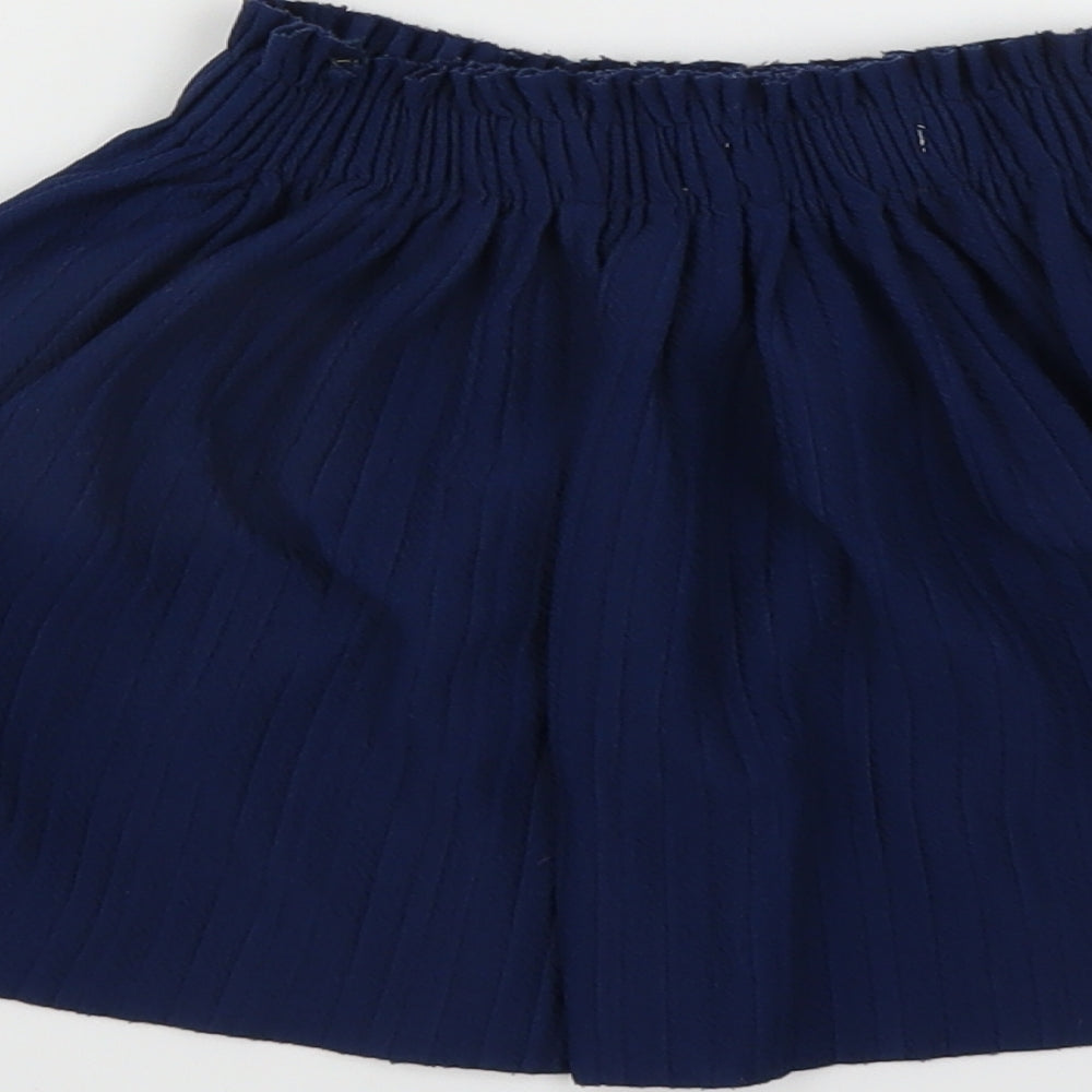 Zara Girls Blue   Mini Skirt Size 6 Years