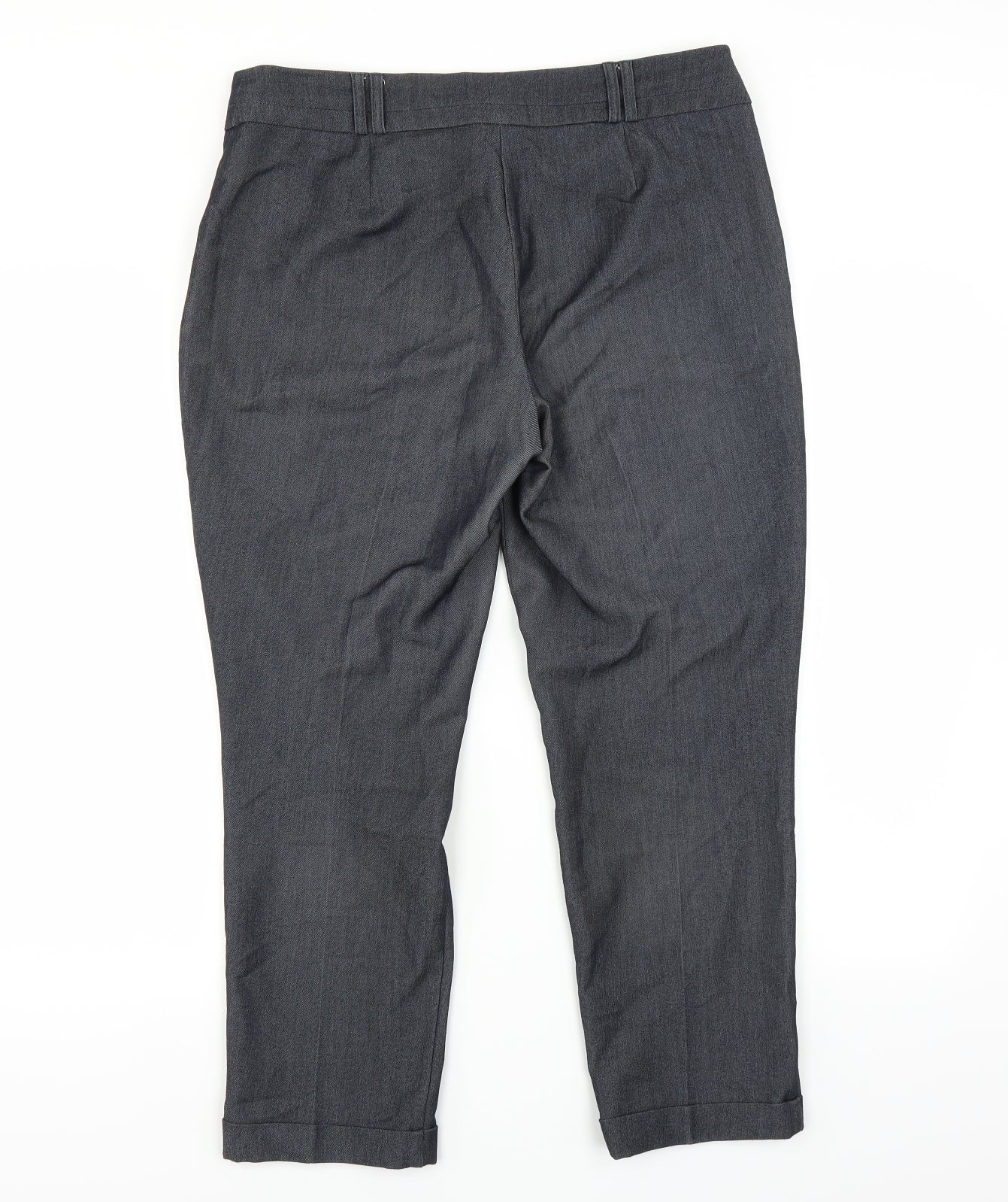 F&F Womens Grey   Trousers  Size 12 L26 in